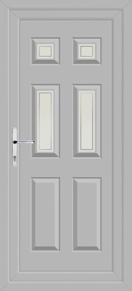 Agate Grey Lynne Four Pavia Upvc Back Door