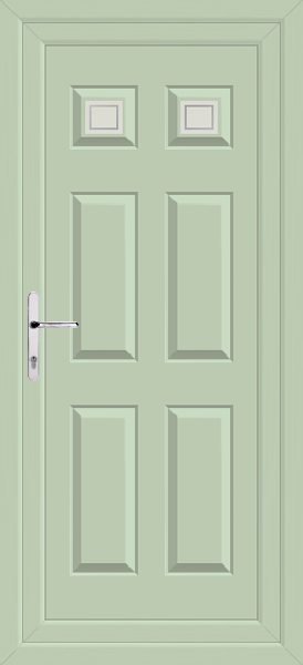 Chartwell Green Lynne Two Pavia Upvc Back Door