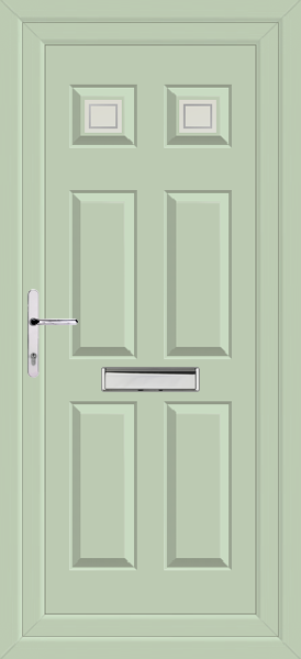 Chartwell Green Lynne Two Pavia upvc front door