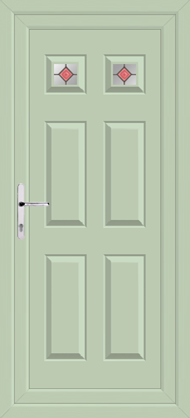 Chartwell Green Lynne Two Rossa Upvc Back Door