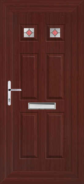 Rosewood Lynne Two Rossa Upvc Front Door