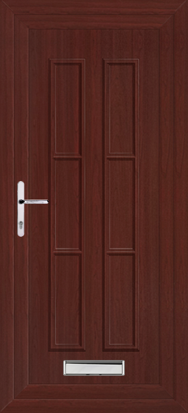 Rosewood Lyon Solid upvc front door