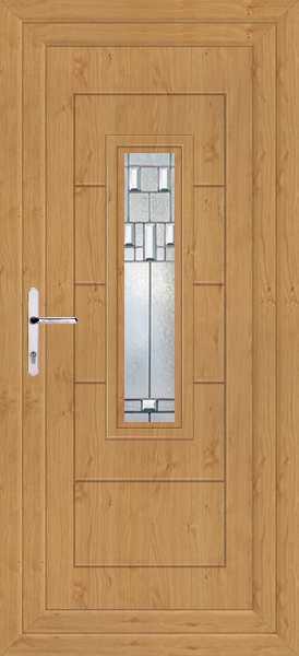 Irish Oak Montrose Bienno Upvc Back Door