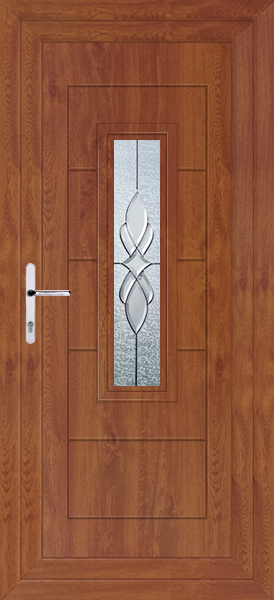 Golden Oak Montrose Massimo Upvc Back Door