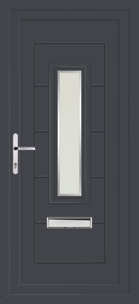 Anthracite Grey Montrose Naples Upvc Front Door
