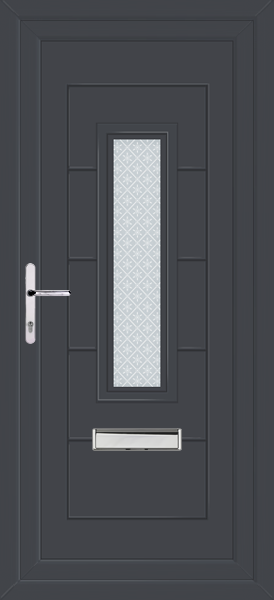 Anthracite Grey Montrose Pesaro Upvc Front Door