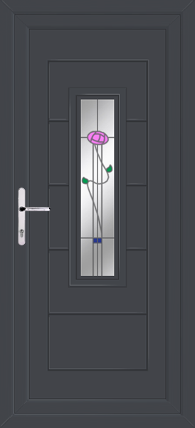 Anthracite Grey Montrose Ronay Upvc Back Door