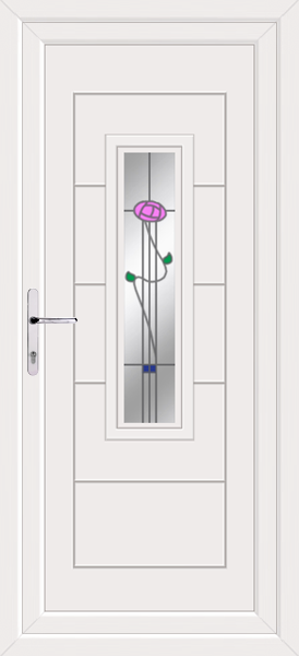 White Montrose Ronay Upvc Back Door