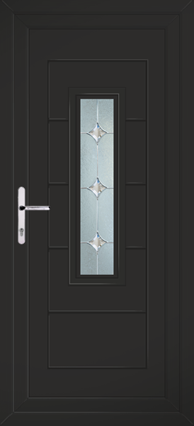 Black Montrose Sero Upvc Back Door