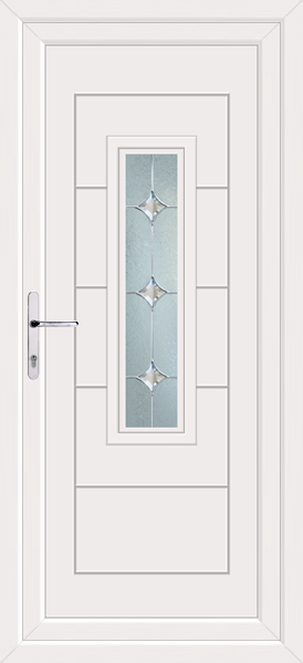 White Montrose Sero Upvc Back Door