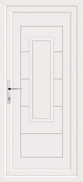 White Montrose Solid uPVC Back Door White Montrose Solid uPVC Back Door