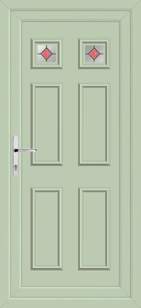 Chartwell Green Rannoch Two Rossa Upvc Back Door