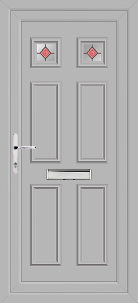 Agate Grey Rannoch Two Rossa upvc front door