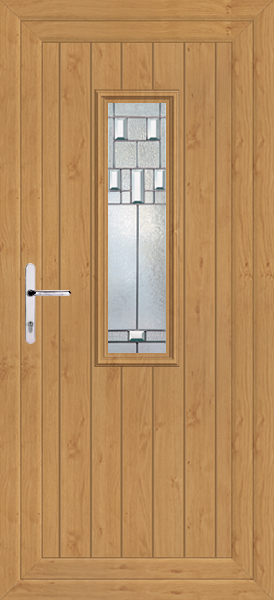 Irish Oak Scaven Bienno Upvc Back Door