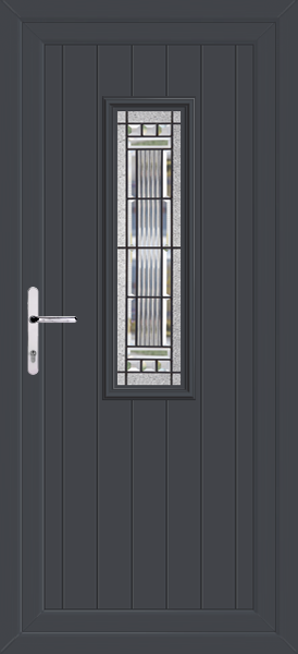 Anthracite Grey Scaven Massa Upvc Back Door
