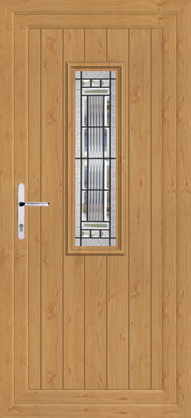 Irish Oak Scaven Massa Upvc Back Door