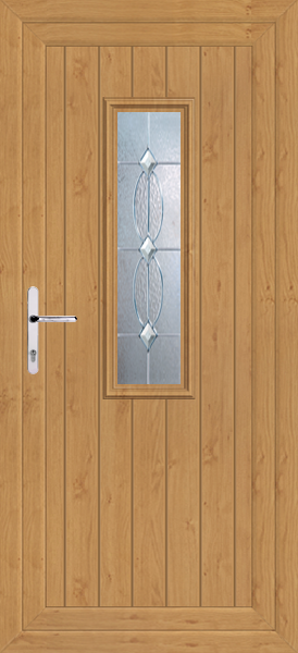Irish Oak Scaven Mezanno Upvc Back Door