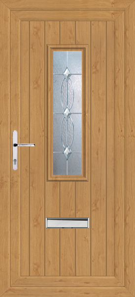 Irish Oak Scaven Mezanno Upvc Front Door