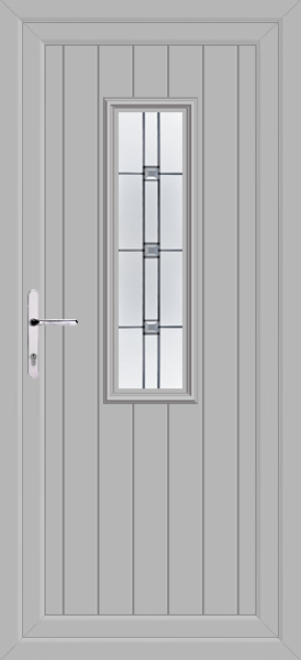 Agate Grey Scaven Milan Upvc Back Door