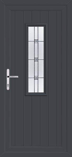 Anthracite Grey Scaven Milan Upvc Back Door