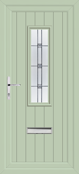 Chartwell Green Scaven Milan Upvc Front Door