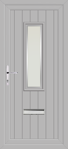 Agate Grey Scaven Naples Upvc Front Door