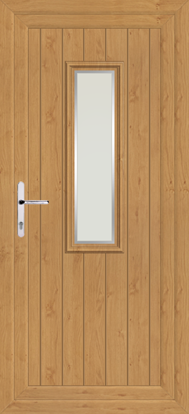 Irish Oak Scaven Naples Upvc Back Door