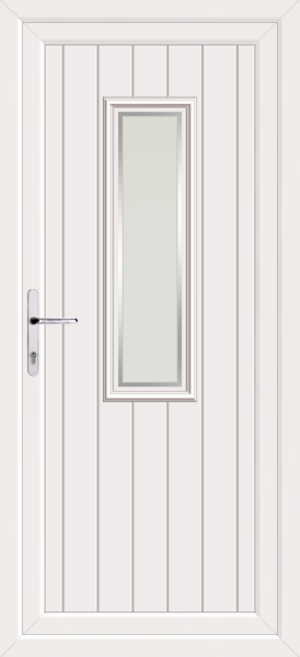 White Scaven Naples Upvc Back Door