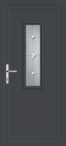 Anthracite Grey Scaven Nusco Upvc Back Door