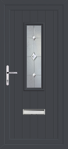 Anthracite Grey Scaven Nusco Upvc Front Door