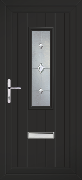 Black Scaven Nusco Upvc Front Door