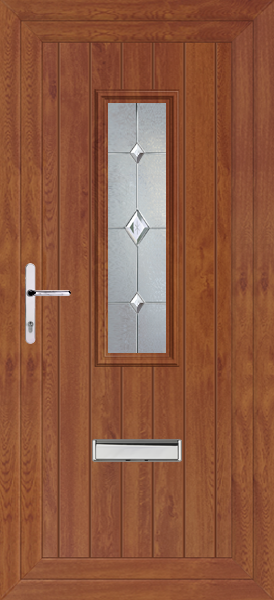 Golden Oak Scaven Nusco Upvc Front Door