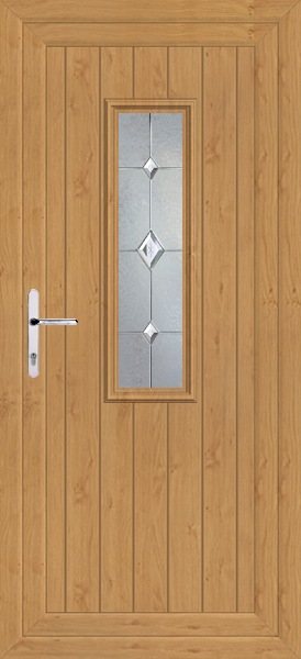 Irish Oak Scaven Nusco Upvc Back Door