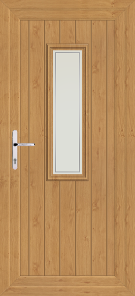 Irish Oak Scaven Pavia Upvc Back Door