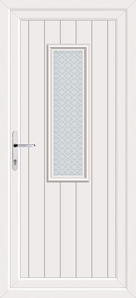 White Scaven Pesaro Upvc Back Door