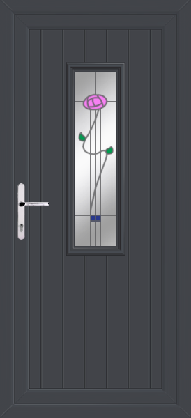 Anthracite Grey Scaven Ronay Upvc Back Door