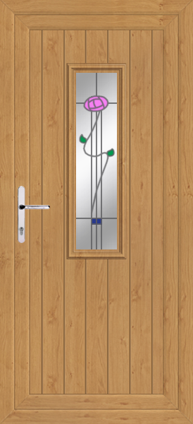 Irish Oak Scaven Ronay Upvc Back Door