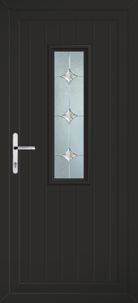 Black Scaven Sero Upvc Back Door