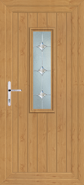 Irish Oak Scaven Sero Upvc Back Door