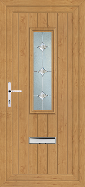 Irish Oak Scaven Sero Upvc Front Door