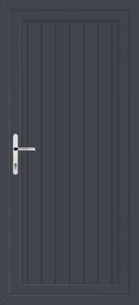 Anthracite Grey Stable Style PVC-U Back Door