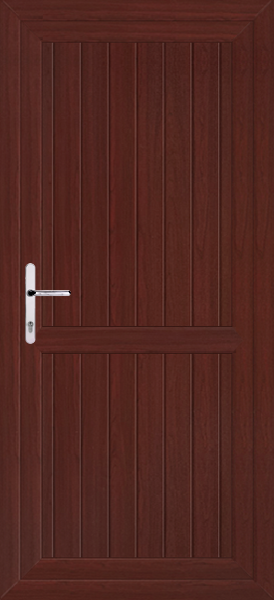 Rosewood Stable Style with Midrail Upvc Back Door