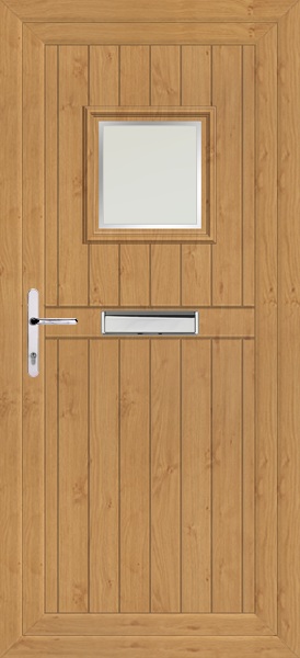 Irish Oak Torridon Naples Upvc Front Door