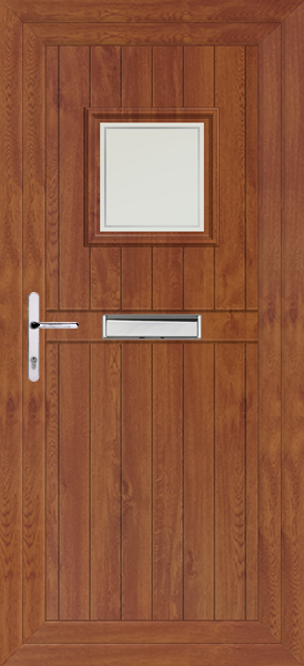 Golden Oak Torridon Pavia Upvc Front Door