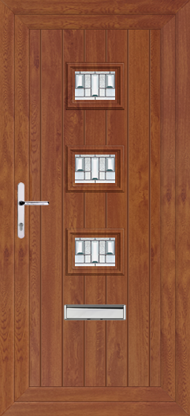 Golden Oak Tummel Bienno Upvc Front Door