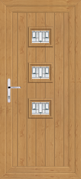 Irish Oak Tummel Bienno Upvc Back Door