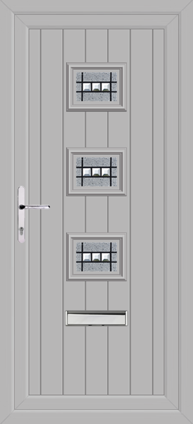 Agate Grey Tummel Massa Upvc Front Door