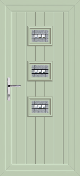 Chartwell Green Tummel Massa Upvc Back Door