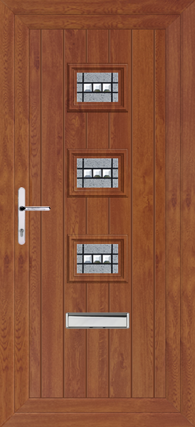 Golden Oak Tummel Massa Upvc Front Door