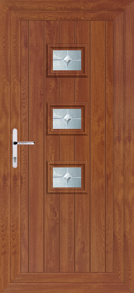 Golden Oak Tummel Mezanno Upvc Back Door